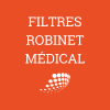 Filtre robinet médical